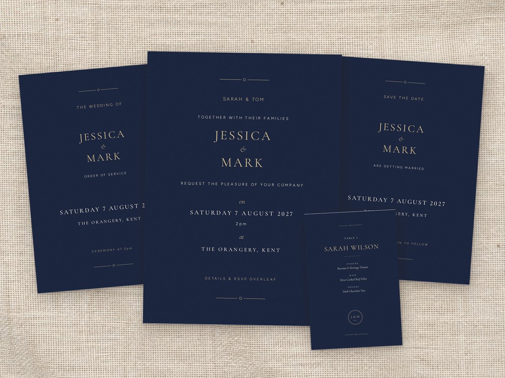 Arch Modern wedding stationery collection